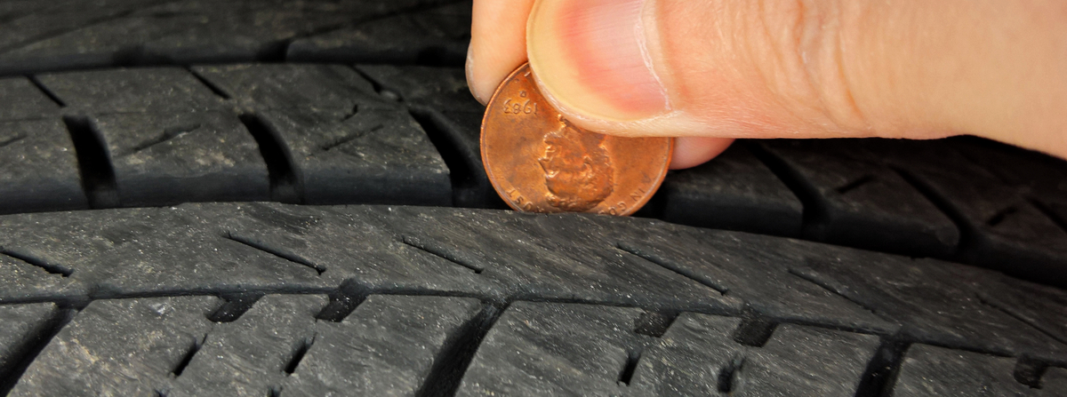 Penny Test on Tire Tread Depth