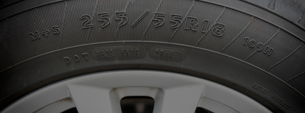Tire Size on Tire Sidewall