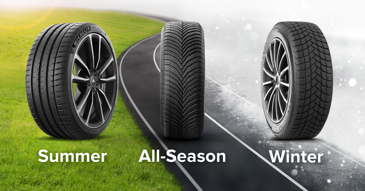 Summer vs all-season vs winter tires