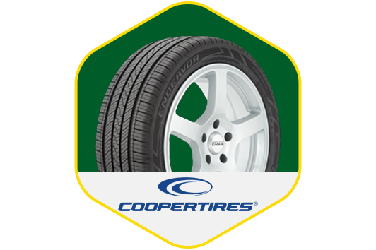 Cooper logo with tire