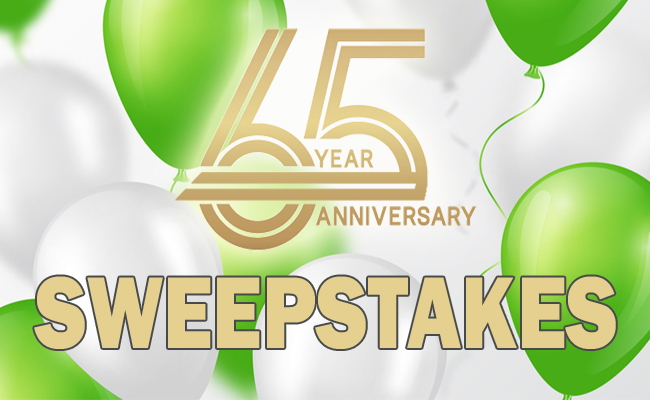65th Anniversary Sweepstakes